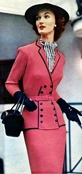 1950s women's suits and coats