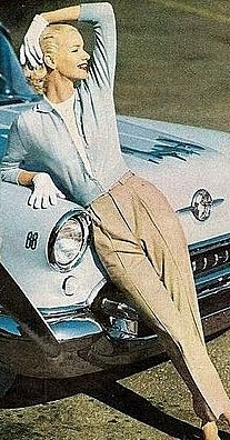 1950s fashion slacks