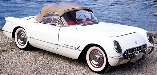 1950s Corvette - Chevy's first Corvette