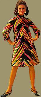 colorful 60s fashions