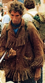 1960s mans fringed jacket