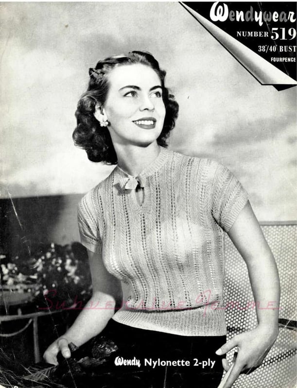 Coquette 1950s lace blouse plus size 38 40 vintage image 1