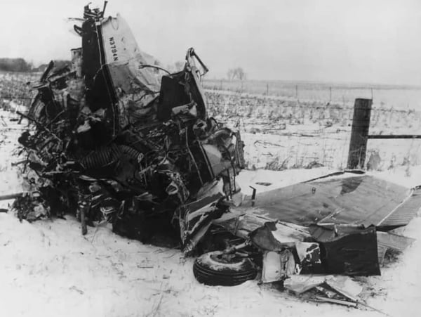 Crash Report - The Day the Music Died, February 3, 1959 Photo