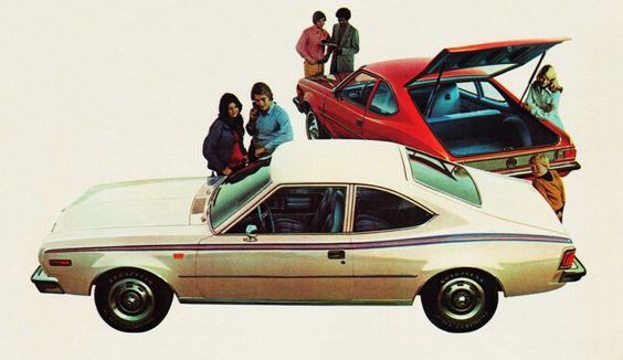 People with two AMC Hornet Sedans.